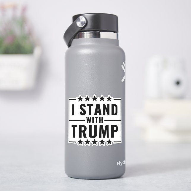 I Stand With Trump 2024 Sign (HydroFlask)