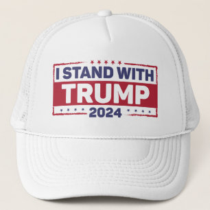 I Stand With Trump Trucker Hat