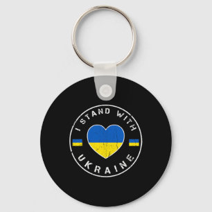 I Stand With Ukraine5 Key Ring
