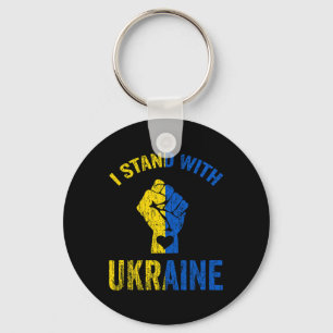 I Stand With Ukraine7 Key Ring