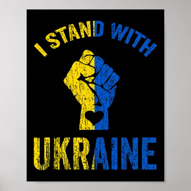 I Stand With Ukraine7  Poster (Front)
