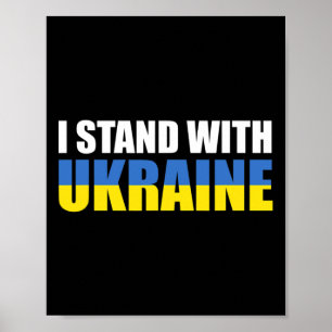 I Stand With Ukraine 16  Poster