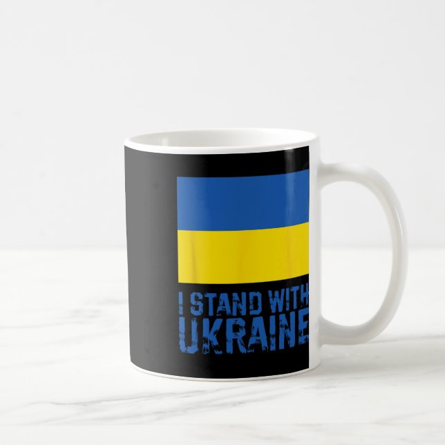 I Stand With Ukraine 6  Coffee Mug (Right)
