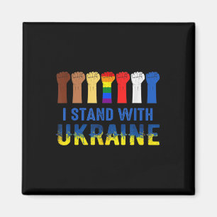 I Stand With Ukraine Anti Putin Stop The War Magnet