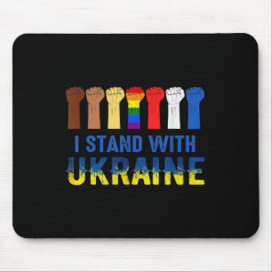 I Stand With Ukraine Anti Putin Stop The War Mouse Pad
