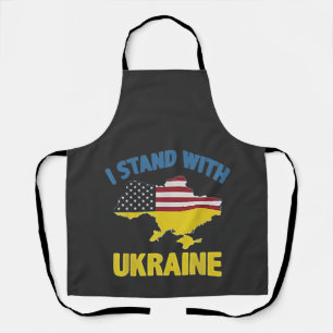 I Stand with Ukraine  Apron