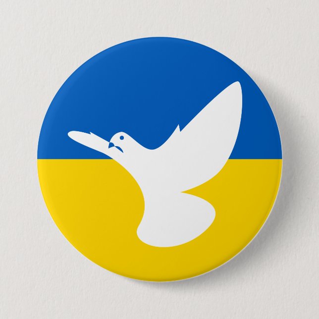 I stand with Ukraine !!!  Button (Front)