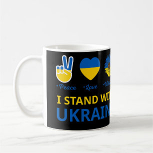 I stand with ukraine coffee mug