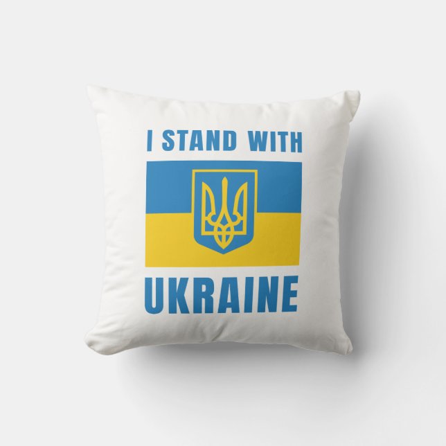 I Stand With Ukraine Cushion (Front)