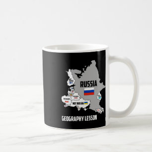 I Stand With Ukraine Europe Map Not Russia Coffee Mug