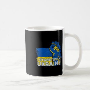 I Stand With Ukraine Flag - Ukrainian Flag - Ukrai Coffee Mug