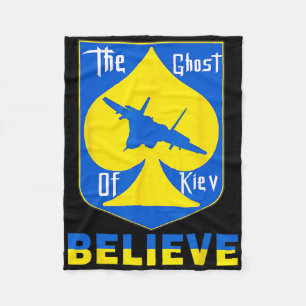 I Stand With Ukraine Fleece Blanket