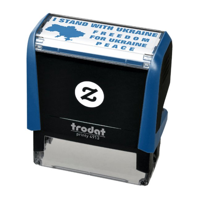I Stand With Ukraine Freedom Self-inking Stamp  (Product)