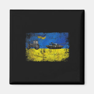 I Stand With Ukraine Funny Ukrainian Farmer Steals Magnet