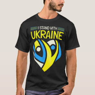 I Stand With Ukraine I Stand For Peace Anti-war Uk T-Shirt