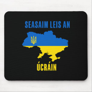 I Stand With Ukraine Jewish Pray For Ukraine Suppo Mouse Pad