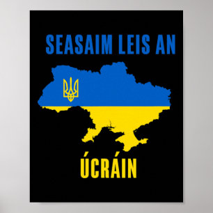 I Stand With Ukraine Jewish Pray For Ukraine Suppo Poster