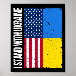 I Stand With Ukraine L Ukrainian Freedom Democracy Poster