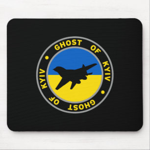 I Stand With Ukraine Lover Hero Of Kiev The Ghost Mouse Pad