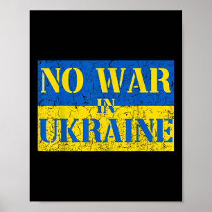 I Stand With Ukraine No War In Ukraine Support Ukr Poster