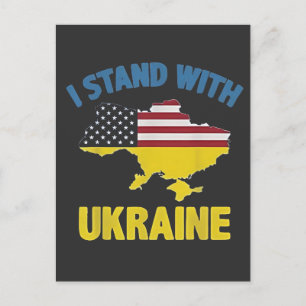 I Stand with Ukraine Postcard