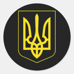 I Stand With Ukraine Shirt Save Ukraine Flag Suppo Classic Round Sticker
