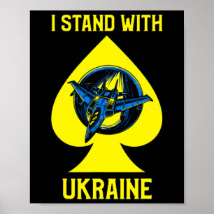 I Stand With Ukraine Shirt The Ghost Of Kyiv Poster