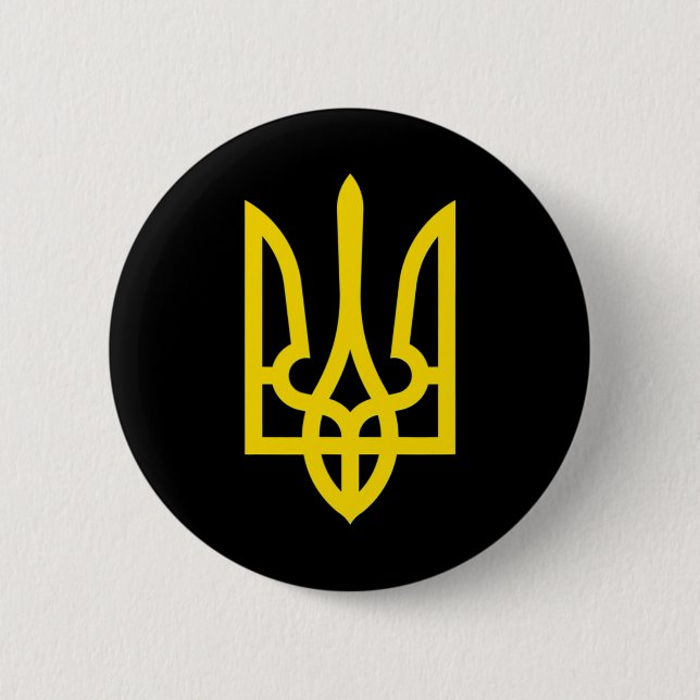 I Stand With Ukraine Shirt Ukraine Flag Support Uk 6 Cm Round Badge (Front)