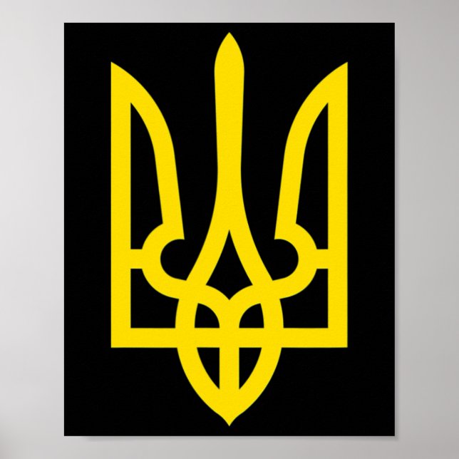 I Stand With Ukraine Shirt Ukraine Flag Support Uk Poster (Front)