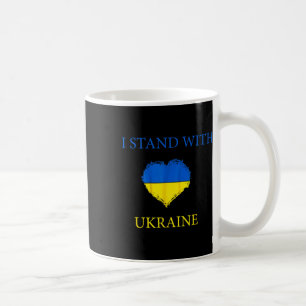 I Stand With Ukraine Shirt Ukrainian Flag Support Coffee Mug