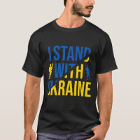 I Stand With Ukraine Soldier Typography
