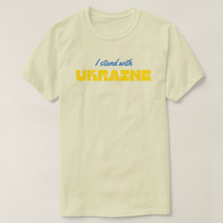 I Stand With Ukraine Solidarity T-Shirt
