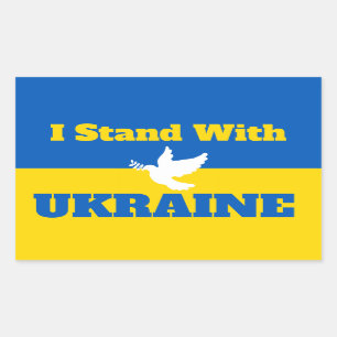 I stand with Ukraine sticker 