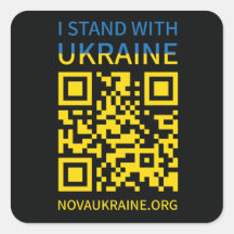I Stand with Ukraine Stickers