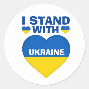 I STAND WITH UKRAINE Stickers