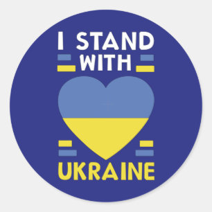 I STAND WITH UKRAINE Stickers