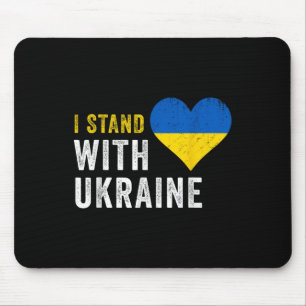 I Stand With Ukraine _ Stop Putin Stop War Support Mouse Pad