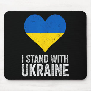 I Stand With Ukraine _ Stop Putin Stop War Support Mouse Pad