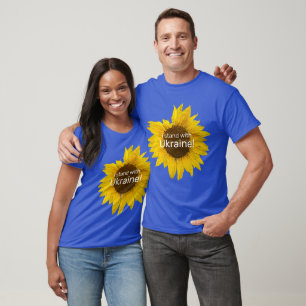 I stand with Ukraine! Sunflower T-Shirt