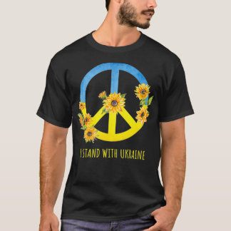 I Stand With Ukraine Sunflower Ukraine  T-Shirt