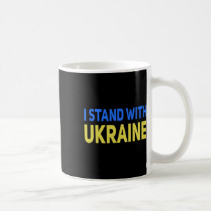 I Stand With Ukraine Support Peace And Save Ukrain Coffee Mug