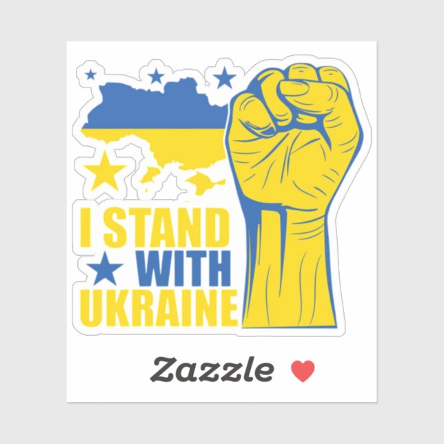 I stand with Ukraine. Support Ukraine. (Sheet)