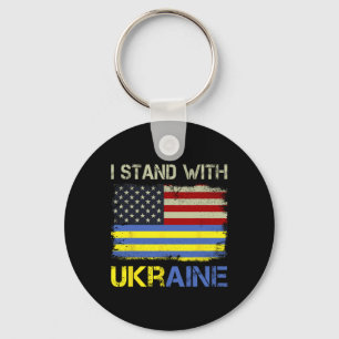 I Stand With Ukraine Support Ukraine Key Ring
