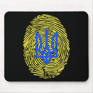 I Stand With Ukraine - Support Ukraine Ukrainian F Mouse Pad