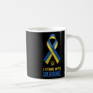 I Stand With Ukraine Support Ukraine War Ukrainian Coffee Mug