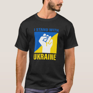 I Stand With Ukraine Support Ukrainians T-Shirt