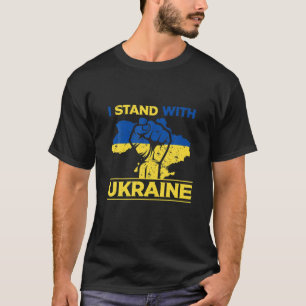 I Stand With Ukraine Supporting Ukraine T-Shirt