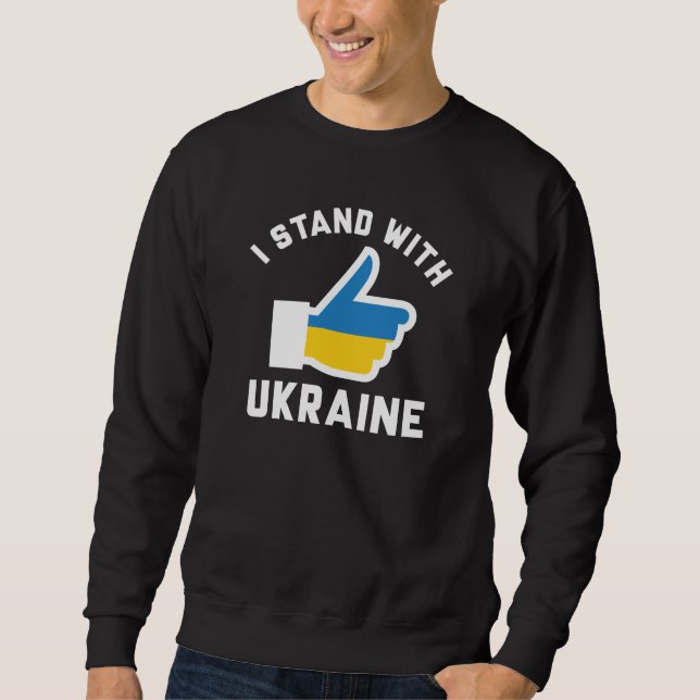 I Stand With Ukraine Sweatshirt (Front)