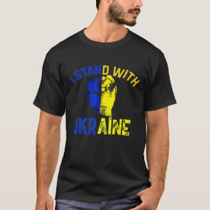 I Stand With Ukraine  T-Shirt