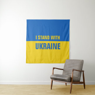 I Stand With Ukraine Tapestry